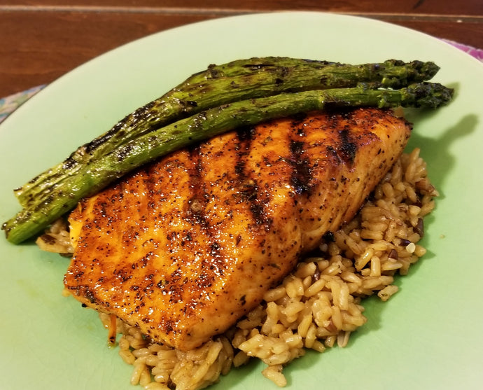 Grilled Maple Salmon