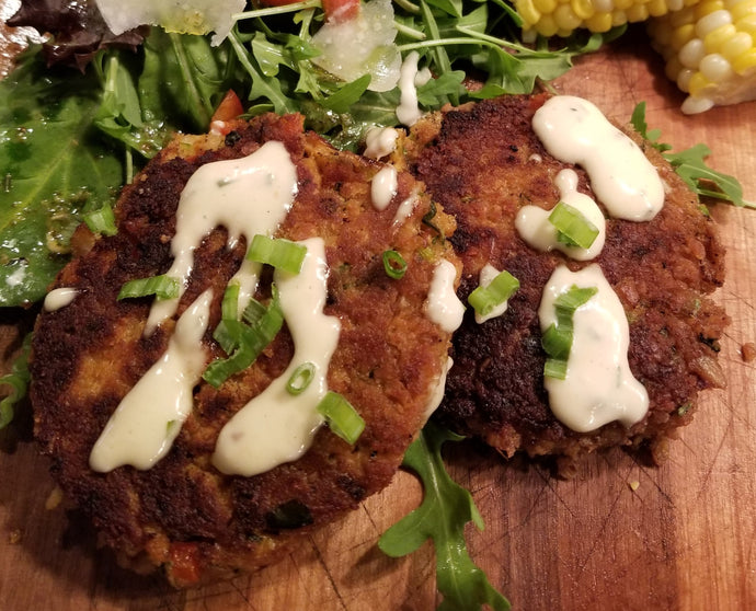 Mean Moe's Ultimate Crab Cakes with Mustard Dipping Sauce